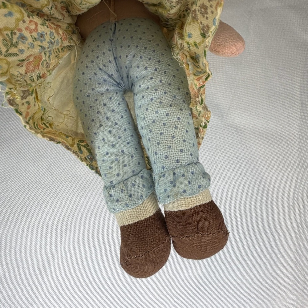 Vintage Knickerbocker Holly Hobbie cloth rag doll from the 1970s - Picture 6 of 6